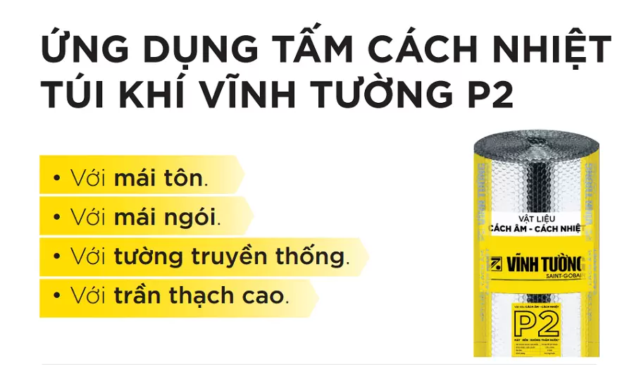 Tấm cách nhiệt túi khí Vĩnh Tường 2
